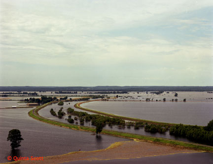 The Mississippi River Flood Of 1993. in the Mississippi River